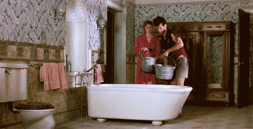 How your American Dream can become your biggest nightmare. Money Pit Movie Gif with Tom Hanks And Shelly Long.